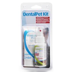 DENTALPET KIT DENTIFRICIO 50ML+SPRAY ORALE 50ML+1 DITALE