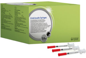 SIRINGA INSULINA U-40 USO VETERINARIO 1 ML 12 BUSTE DA 10 SIRINGHE